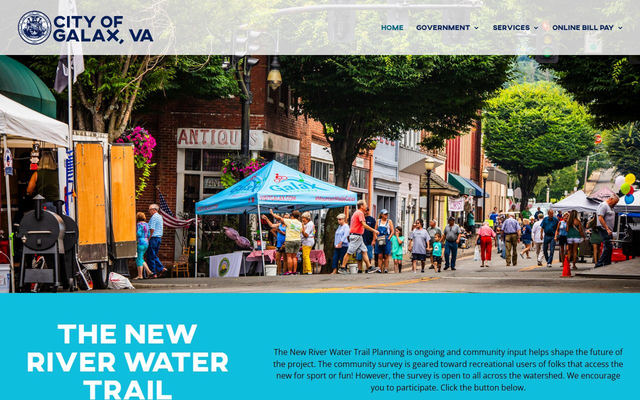 Galax city government portal for death index research