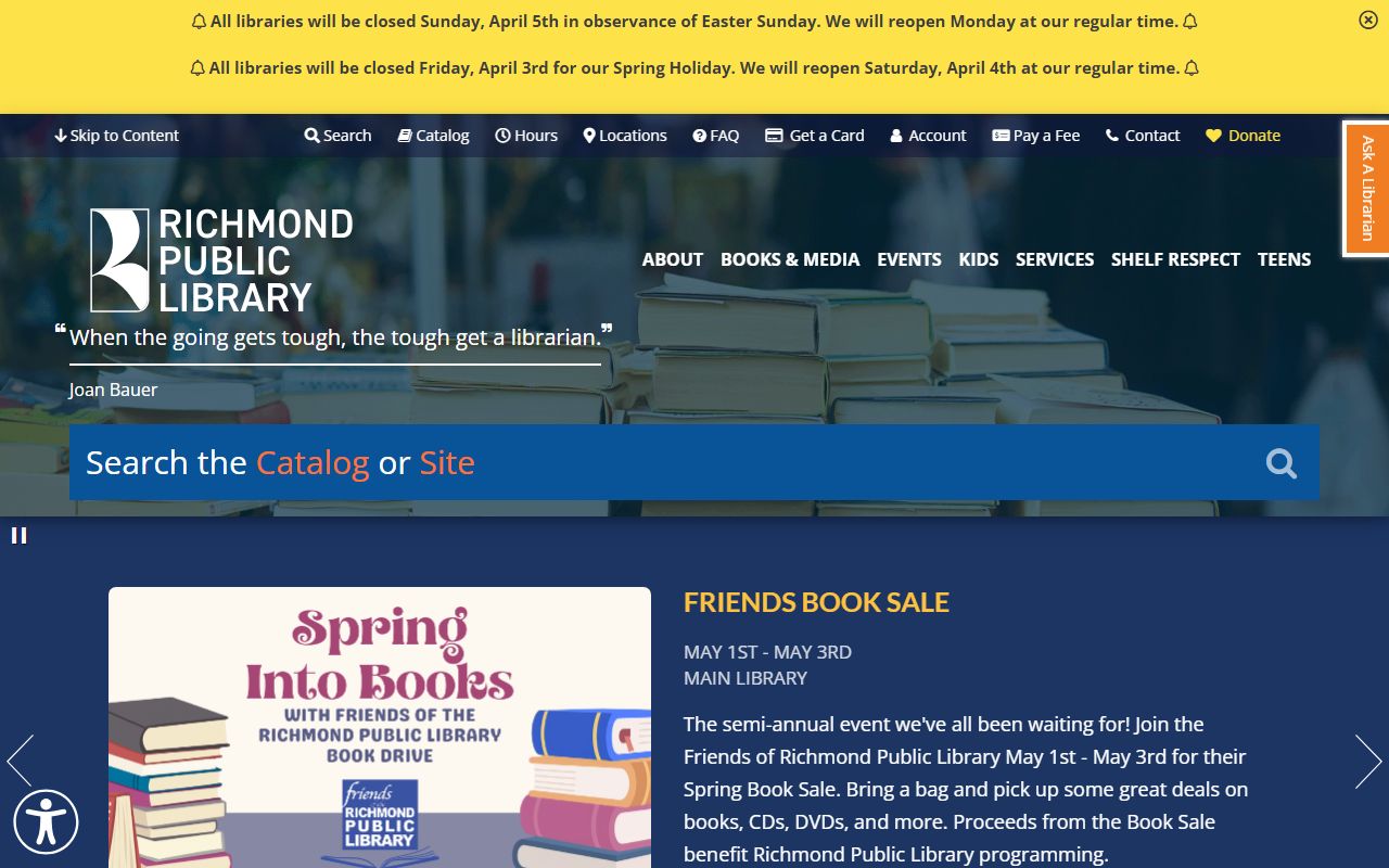 Richmond Public Library genealogy resources death index