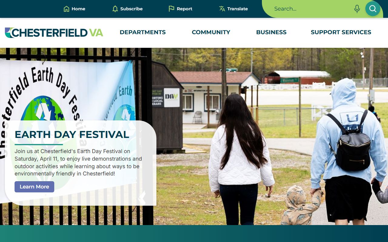 Chesterfield County official government website death index records